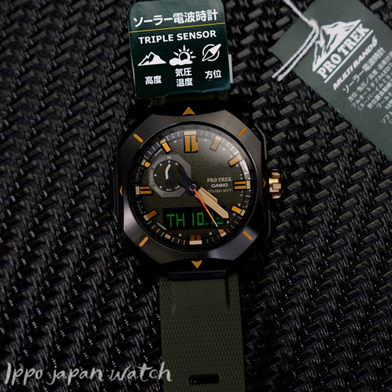 CASIO pro trek PRW-6900Y-3JF PRW-6900Y-3 solar 10 ATM watch 2022.10released - IPPO JAPAN WATCH 