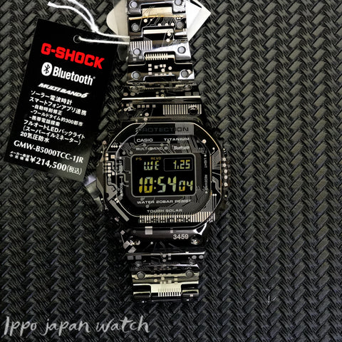 CASIO gshock GMW-B5000TCC-1JR GMW-B5000TCC-1 solar 20ATM watch 2023.01 released - IPPO JAPAN WATCH 