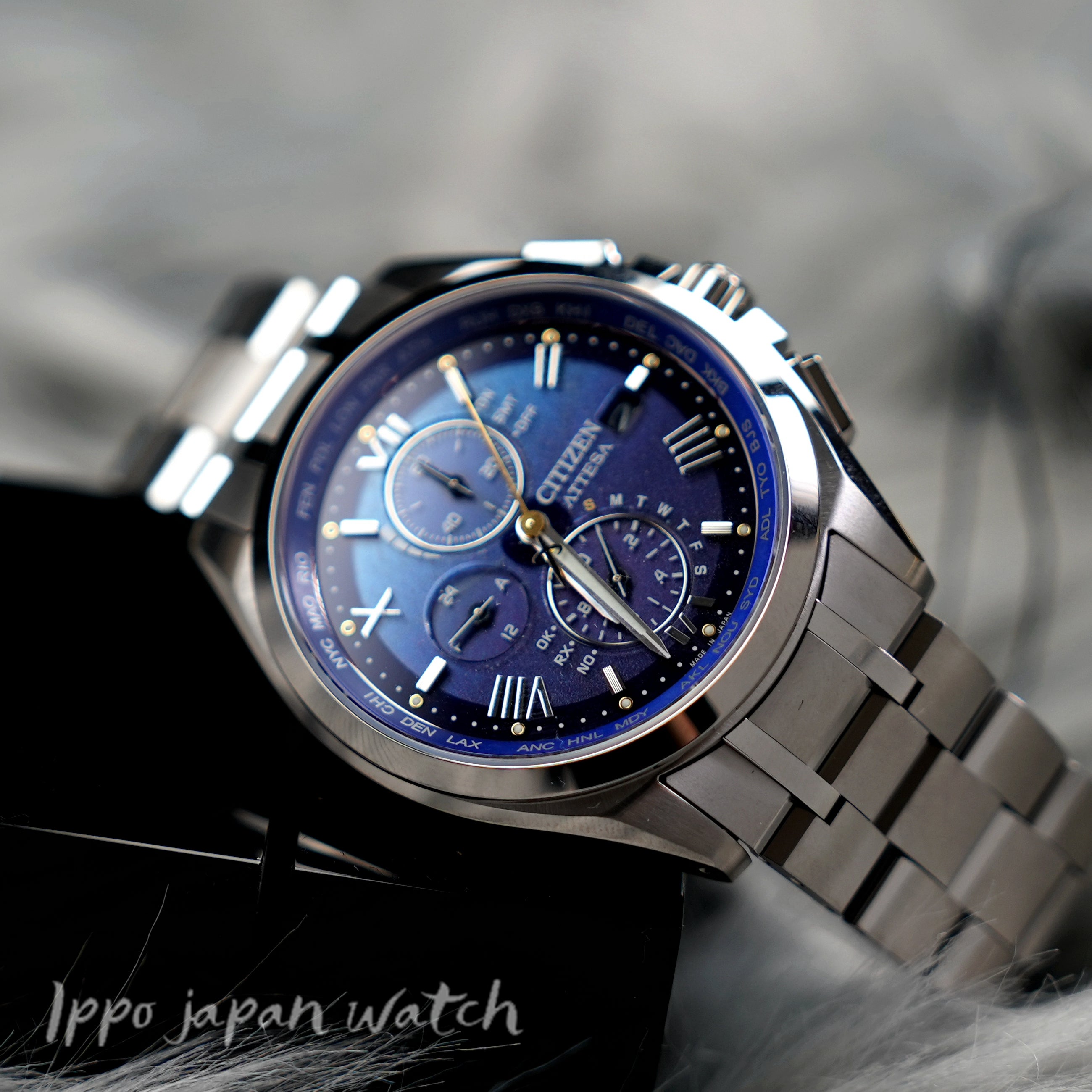 CITIZEN attesa AT8240-74L photovoltaic eco-drive super titanium watch 2022.11 released - IPPO JAPAN WATCH 