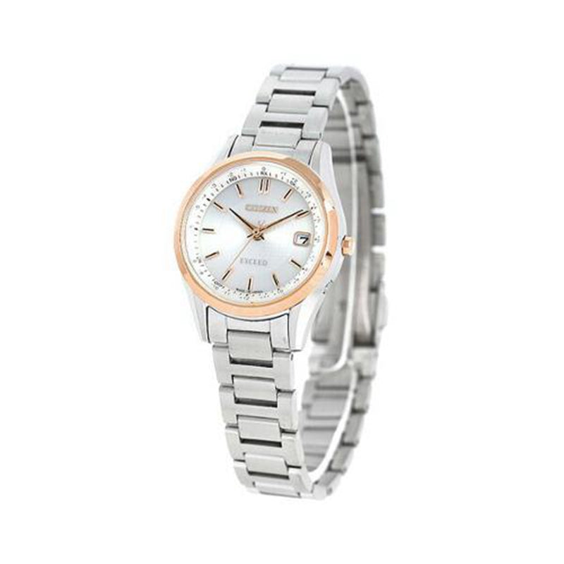 CITIZEN EXCEED ES9374-53A watch Eco-Drive radio pair women's genuine from JAPAN - IPPO JAPAN WATCH 
