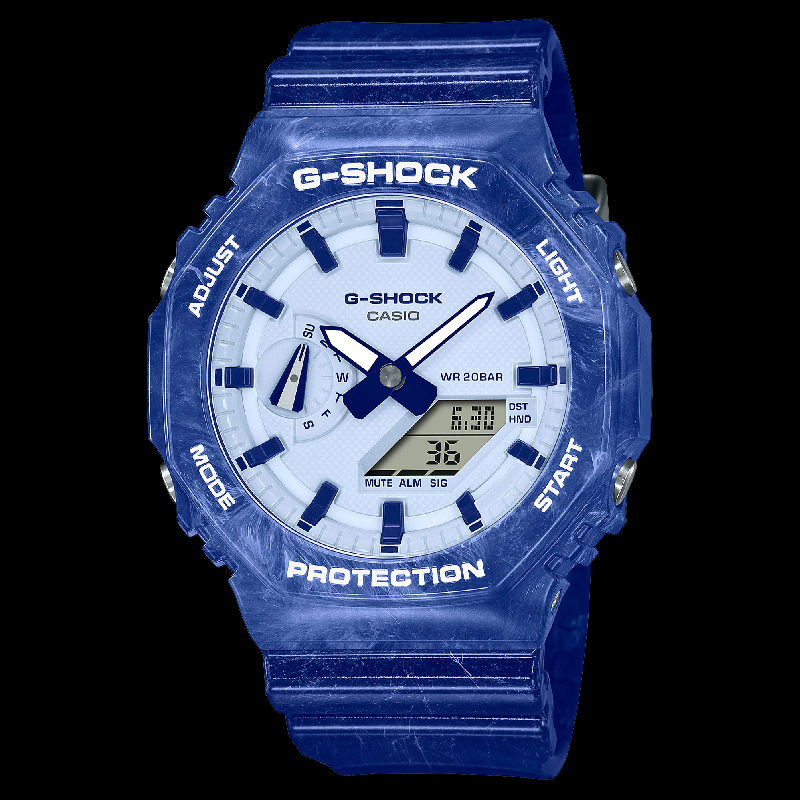 CASIO G-Shock GA-2100BWP-2AJR GA-2100BWP-2A World time 20 bar watch - IPPO JAPAN WATCH 