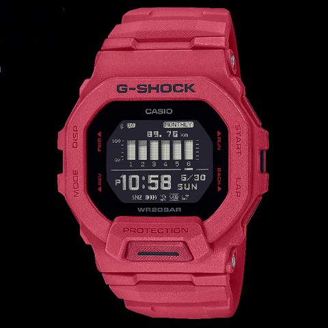 CASIO G-SHOCK GBD-200RD-4JF GBD-200RD-4 Bluetooth 20 bar watch - IPPO JAPAN WATCH 