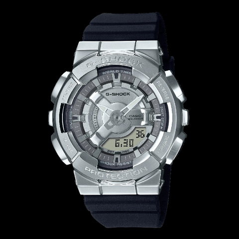 CASIO gshock GM-S110-1AJF GM-S110-1A world time 20 ATM watch 2022.10 released - IPPO JAPAN WATCH 