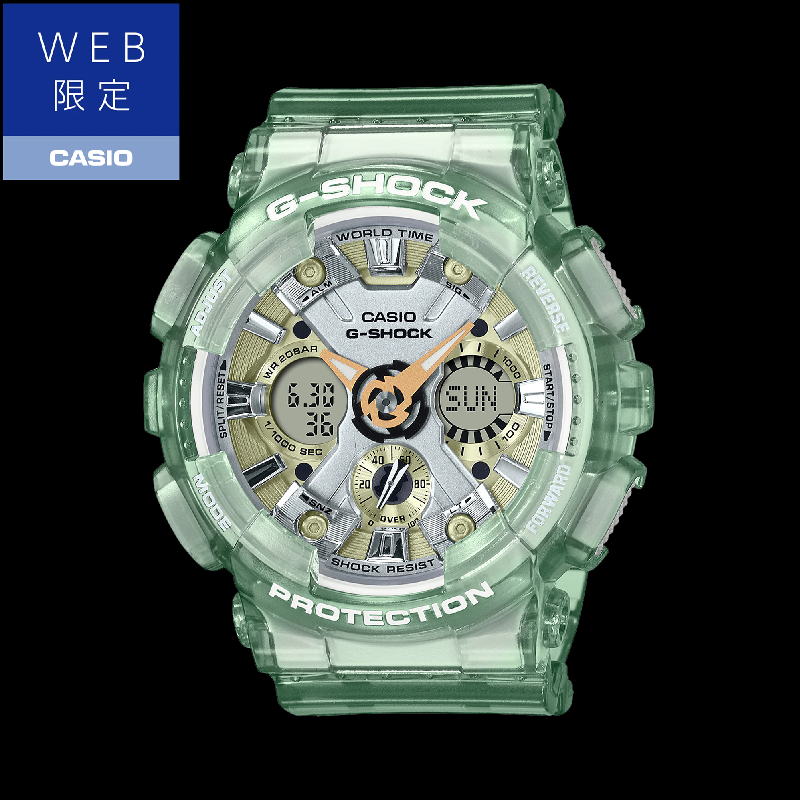 CASIO G-SHOCK GMA-S120GS-3AJF GMA-S120GS-3A World time 20 bar watch - IPPO JAPAN WATCH 