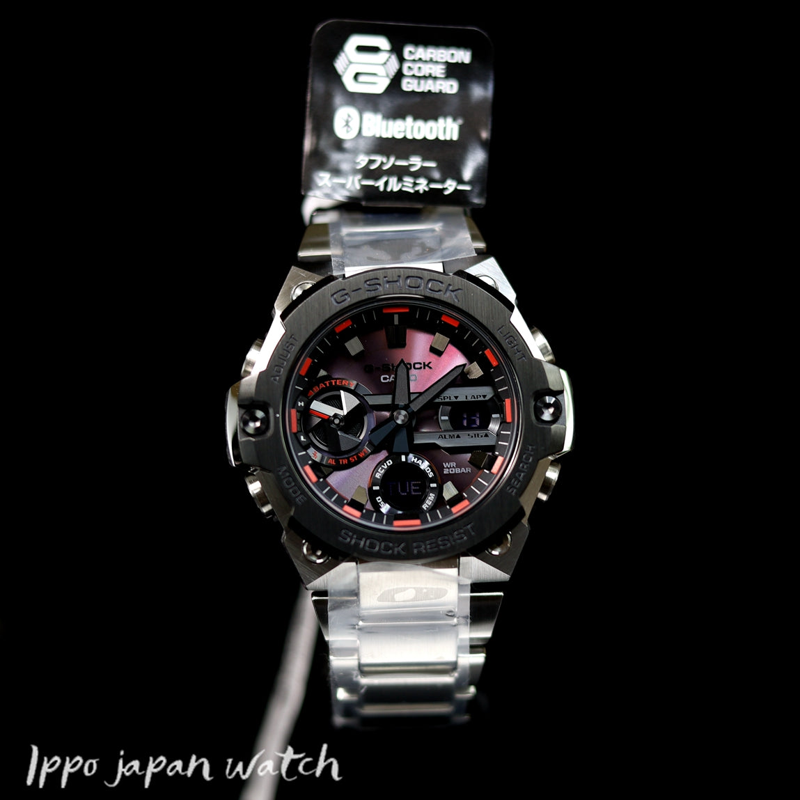CASIO G SHOCK G-STEEL GST-B400AD-1A4JF GST-B400AD-1A4 solar drive 20 bar  watch
