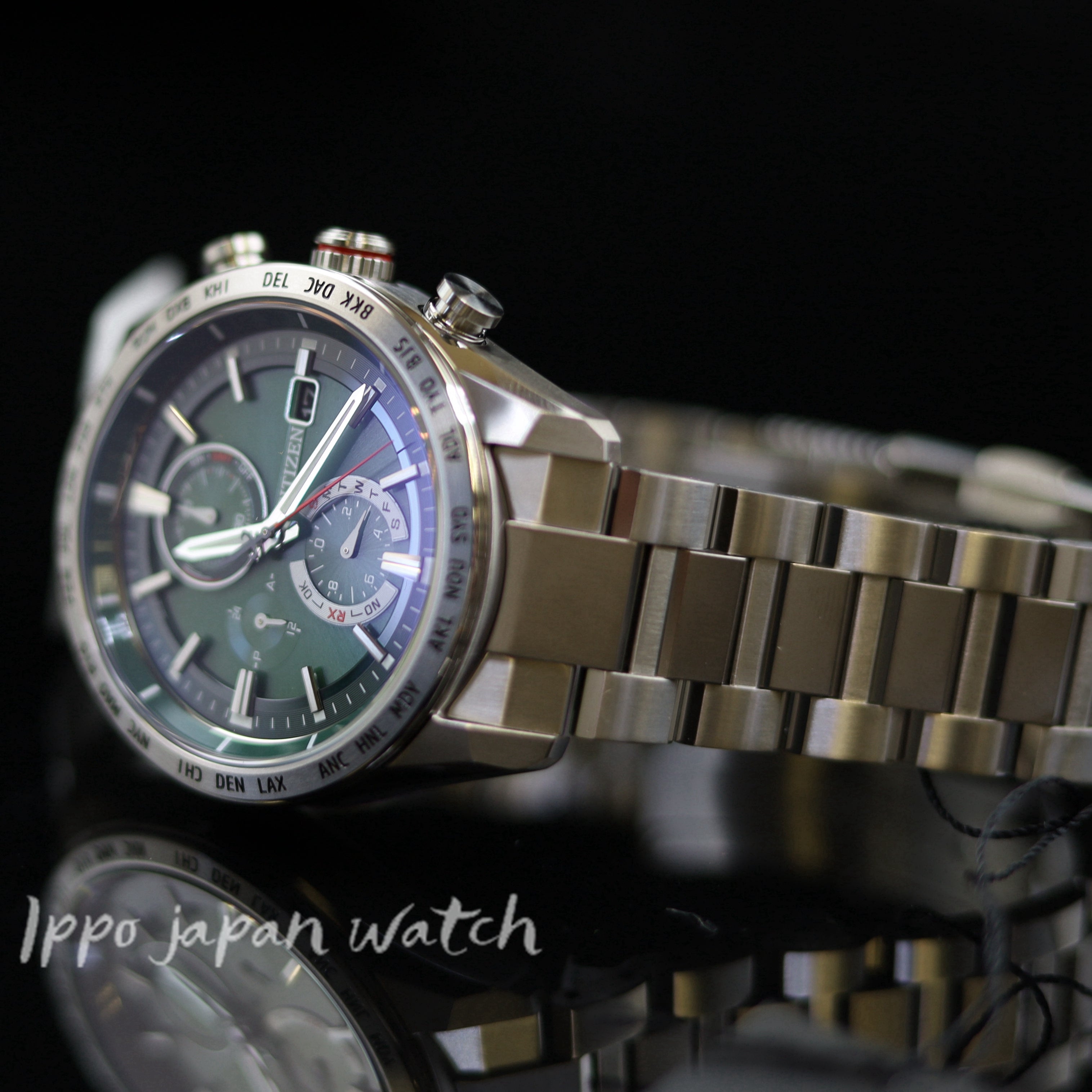 CITIZEN Atessa AT8181-63W Eco-Drive Super Titanium watch - IPPO JAPAN WATCH 