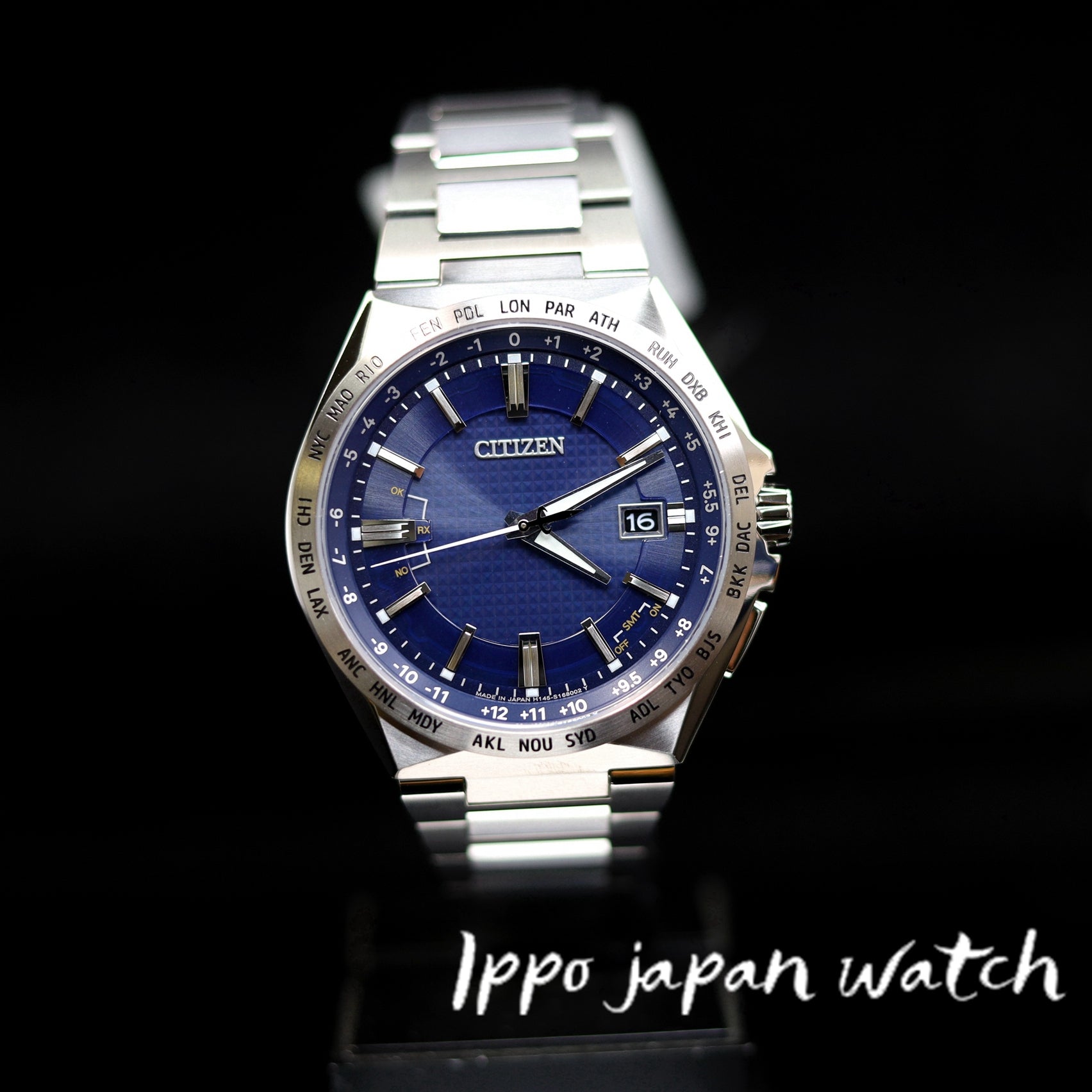 CITIZEN Atessa  CB0210-54L radio Super Titanium watch - IPPO JAPAN WATCH 