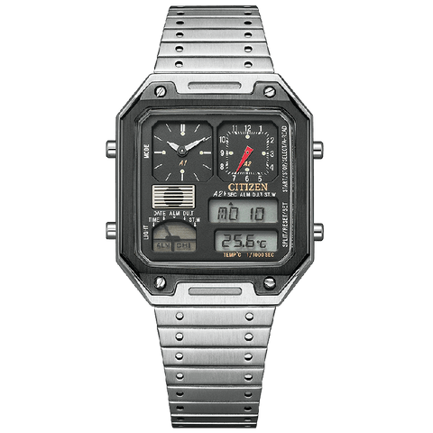 Citizen Men's RECORD LABEL Thermo Sensor Watch JG2126-69E 特定 Citizen Men's RECORD LABEL Thermo Sensor Watch JG2126-69E 特定