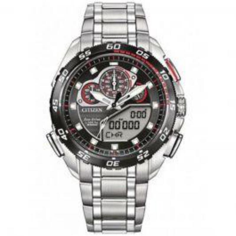 CITIZEN PROMASTER JW0126-58E Racing Chronograph Eco Drive Stainless Steel  Watch - IPPO JAPAN WATCH 