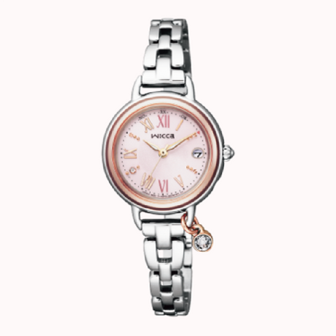 CITIZEN WICCA KL0-537-91 diamond stainless watch - IPPO JAPAN WATCH 