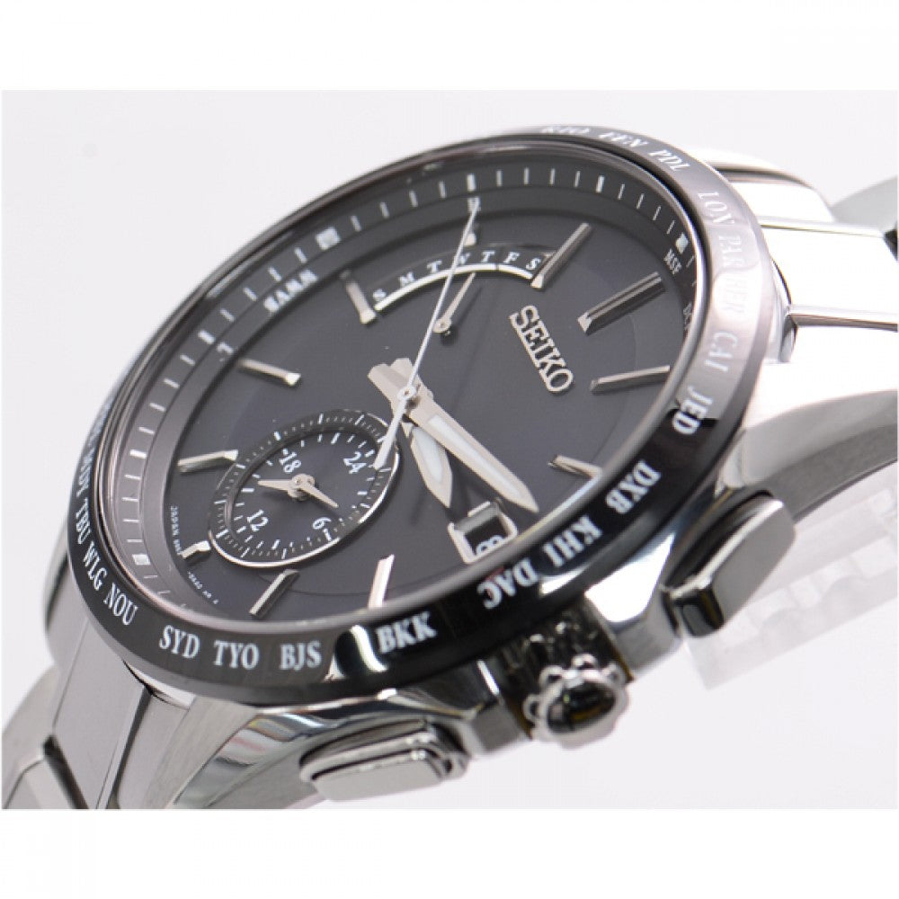 SEIKO Brightz SAGA233 Solar wave correction Pure titanium watch - IPPO JAPAN WATCH 
