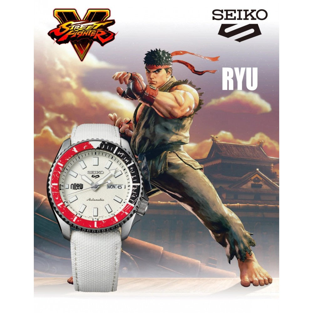 SEIKO 5 STREET FIGHTER SBSA079 SRPF19K1 RYU Model WATCH - IPPO JAPAN WATCH 