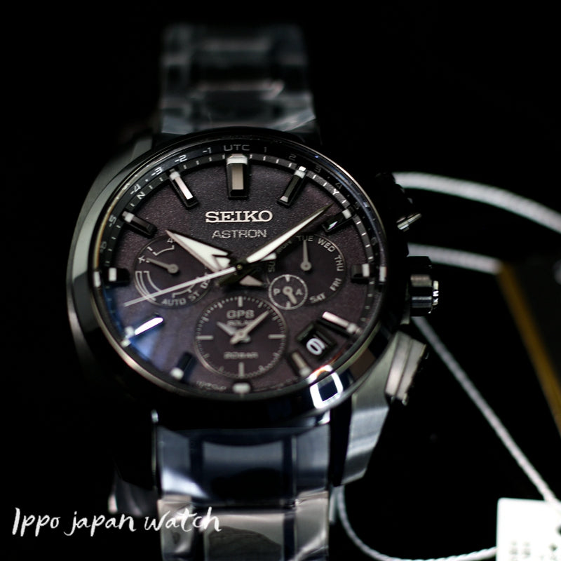 SEIKO ASTRON GPS Solar SBXC069/SSH069J1 Dual-Time Sport Titanium men's watch - IPPO JAPAN WATCH 