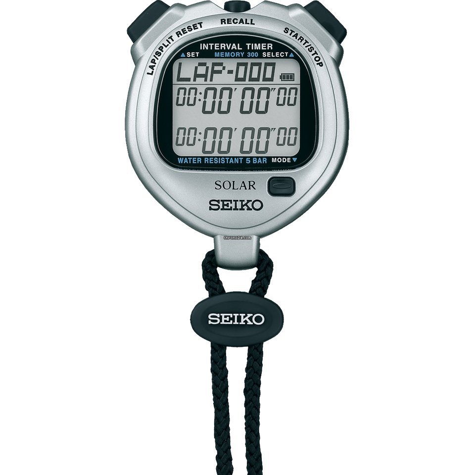 SEIKO Stopwatch SVAJ101 solar waterproof watch - IPPO JAPAN WATCH 
