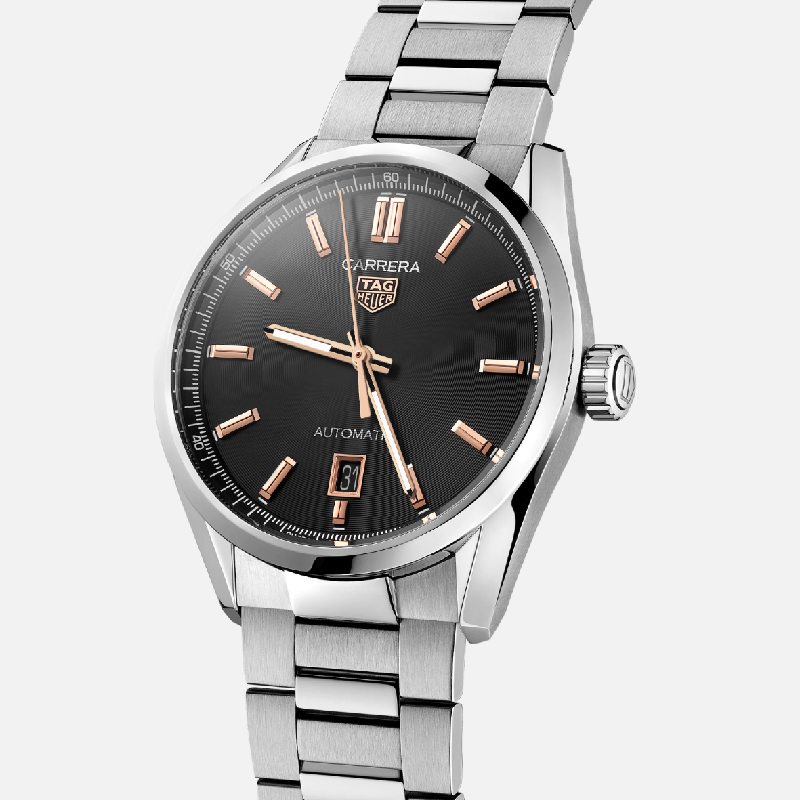 TAG HEUER CARRERA CALIBER 5 DATE Automatic watch - diameter 39 mm WBN2113.BA0639 - IPPO JAPAN WATCH